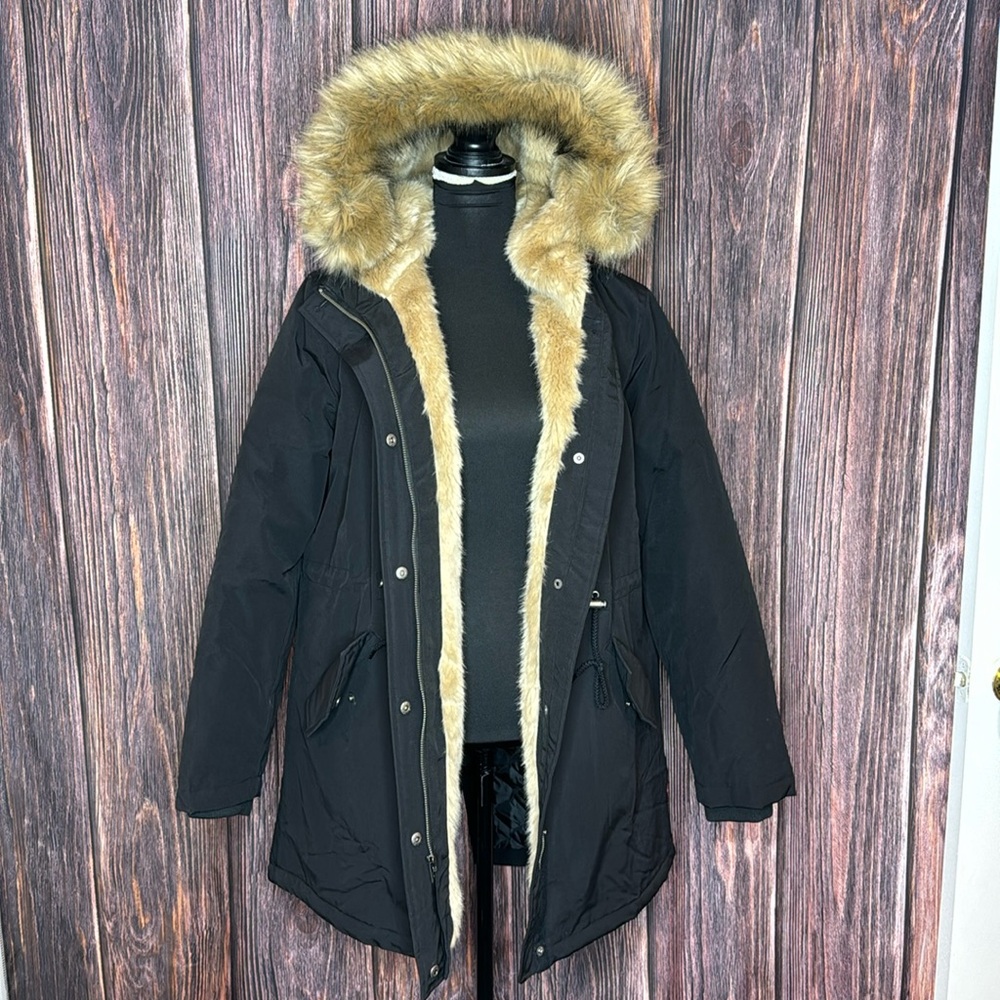 Levi's Women's Faux Fur Lined Hooded Parka Jacket
